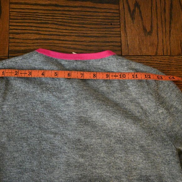 Moth by Anthropologie Cardigan – Gray with Pink Trim – Size S - Picture 6 of 14